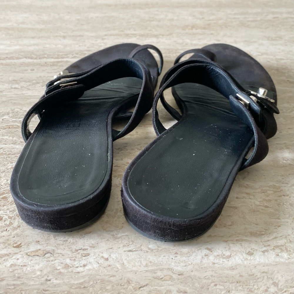 Vintage Chanel Turnlock CC Flat Sandals - Picture 7 of 9